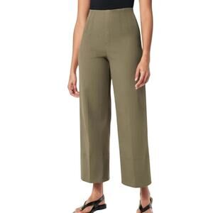 NWT Spanx Stretch Twill Cropped Wide Leg Pant in Tuscan Olive